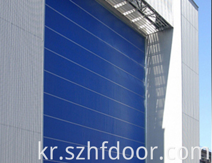 Special steel sliding door